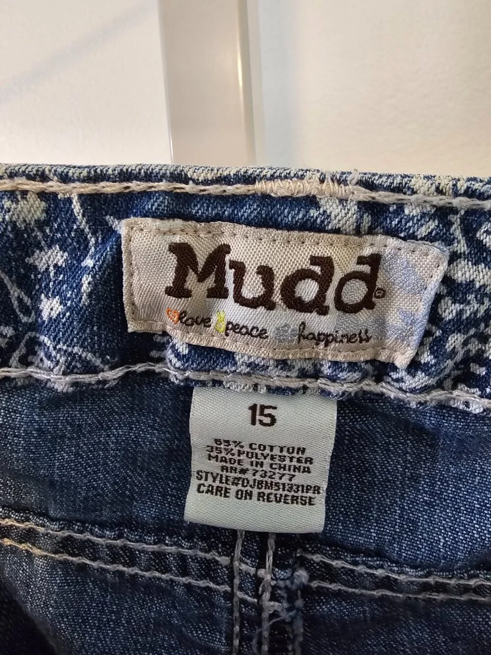 Mudd blue denim